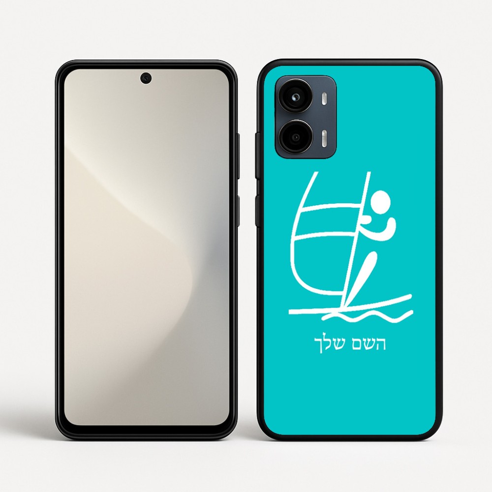 כיסוי בעיצוב אישי עם השם שלך לדגם - Motorola Moto G34 5G בעיצוב שייט אולימפי