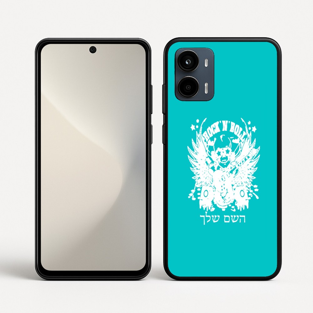כיסוי בעיצוב אישי עם השם שלך לדגם - Motorola Moto G34 5G בעיצוב רוקנרול