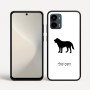 כיסוי בעיצוב אישי עם השם שלך לדגם - Motorola Moto G34 5G בעיצוב כלב