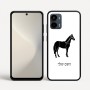 כיסוי בעיצוב אישי עם השם שלך לדגם - Motorola Moto G34 5G בעיצוב סוס