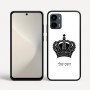 כיסוי בעיצוב אישי עם השם שלך לדגם - Motorola Moto G34 5G בעיצוב כתר מלכותי
