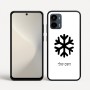 כיסוי בעיצוב אישי עם השם שלך לדגם - Motorola Moto G34 5G בעיצוב שלג