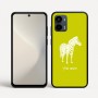כיסוי בעיצוב אישי עם השם שלך לדגם - Motorola Moto G34 5G בעיצוב זברה