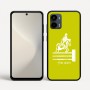 כיסוי בעיצוב אישי עם השם שלך לדגם - Motorola Moto G34 5G בעיצוב רוכב סוסים
