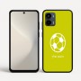 כיסוי בעיצוב אישי עם השם שלך לדגם - Motorola Moto G34 5G בעיצוב כדורגל כדור כדורגל