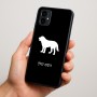 כיסוי בעיצוב אישי עם השם שלך לדגם - Motorola Moto G34 5G בעיצוב כלב