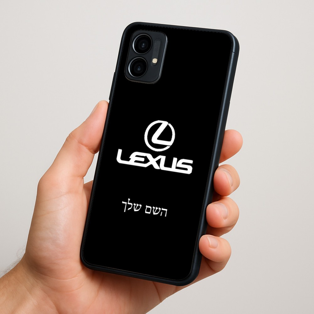 כיסוי בעיצוב אישי עם השם שלך לדגם - Motorola Moto G34 5G בעיצוב לקסוס