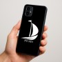כיסוי בעיצוב אישי עם השם שלך לדגם - Motorola Moto G34 5G בעיצוב סירה