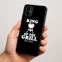 כיסוי בעיצוב אישי עם השם שלך לדגם - Motorola Moto G34 5G בעיצוב מלך הגריל