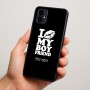 כיסוי בעיצוב אישי עם השם שלך לדגם - Motorola Moto G34 5G בעיצוב נשקי את חבר שלי