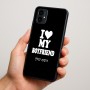כיסוי בעיצוב אישי עם השם שלך לדגם - Motorola Moto G34 5G בעיצוב אוהבת את החבר שלי