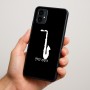 כיסוי בעיצוב אישי עם השם שלך לדגם - Motorola Moto G34 5G בעיצוב סקסופון