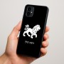 כיסוי בעיצוב אישי עם השם שלך לדגם - Motorola Moto G34 5G בעיצוב מזלות - אריה