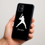 כיסוי בעיצוב אישי עם השם שלך לדגם - Motorola Moto G34 5G בעיצוב שחקן בייסבול
