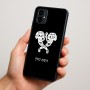 כיסוי בעיצוב אישי עם השם שלך לדגם - Motorola Moto G34 5G בעיצוב פרחי קרן