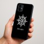 כיסוי בעיצוב אישי עם השם שלך לדגם - Motorola Moto G34 5G בעיצוב הגה - קפטן - ים