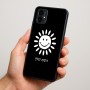 כיסוי בעיצוב אישי עם השם שלך לדגם - Motorola Moto G34 5G בעיצוב שמש
