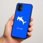 כיסוי בעיצוב אישי עם השם שלך לדגם - Motorola Moto G34 5G בעיצוב כריש ראש פטיש