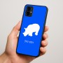 כיסוי בעיצוב אישי עם השם שלך לדגם - Motorola Moto G34 5G בעיצוב קרנף