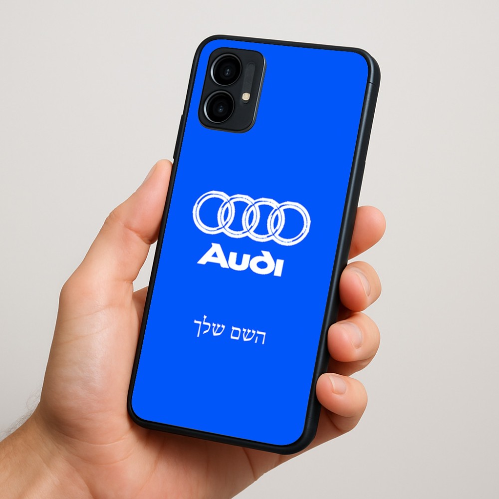 כיסוי בעיצוב אישי עם השם שלך לדגם - Motorola Moto G34 5G בעיצוב אאודי