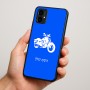 כיסוי בעיצוב אישי עם השם שלך לדגם - Motorola Moto G34 5G בעיצוב הארלי-דיווידסון