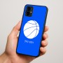 כיסוי בעיצוב אישי עם השם שלך לדגם - Motorola Moto G34 5G בעיצוב כדורסל