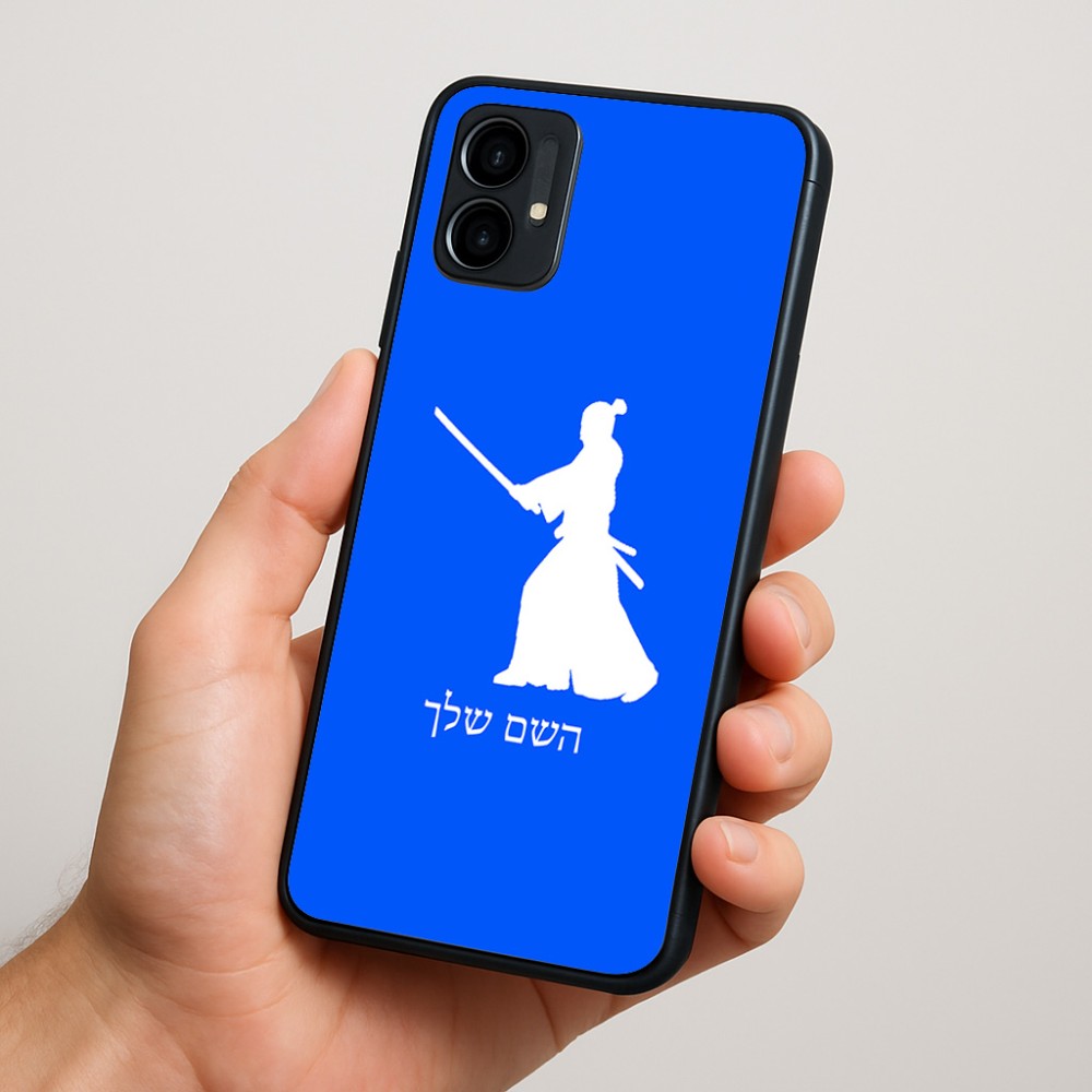 כיסוי בעיצוב אישי עם השם שלך לדגם - Motorola Moto G34 5G בעיצוב סמוראי
