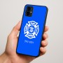 כיסוי בעיצוב אישי עם השם שלך לדגם - Motorola Moto G34 5G בעיצוב כבאי - תגית