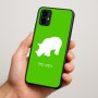 כיסוי בעיצוב אישי עם השם שלך לדגם - Motorola Moto G34 5G בעיצוב קרנף