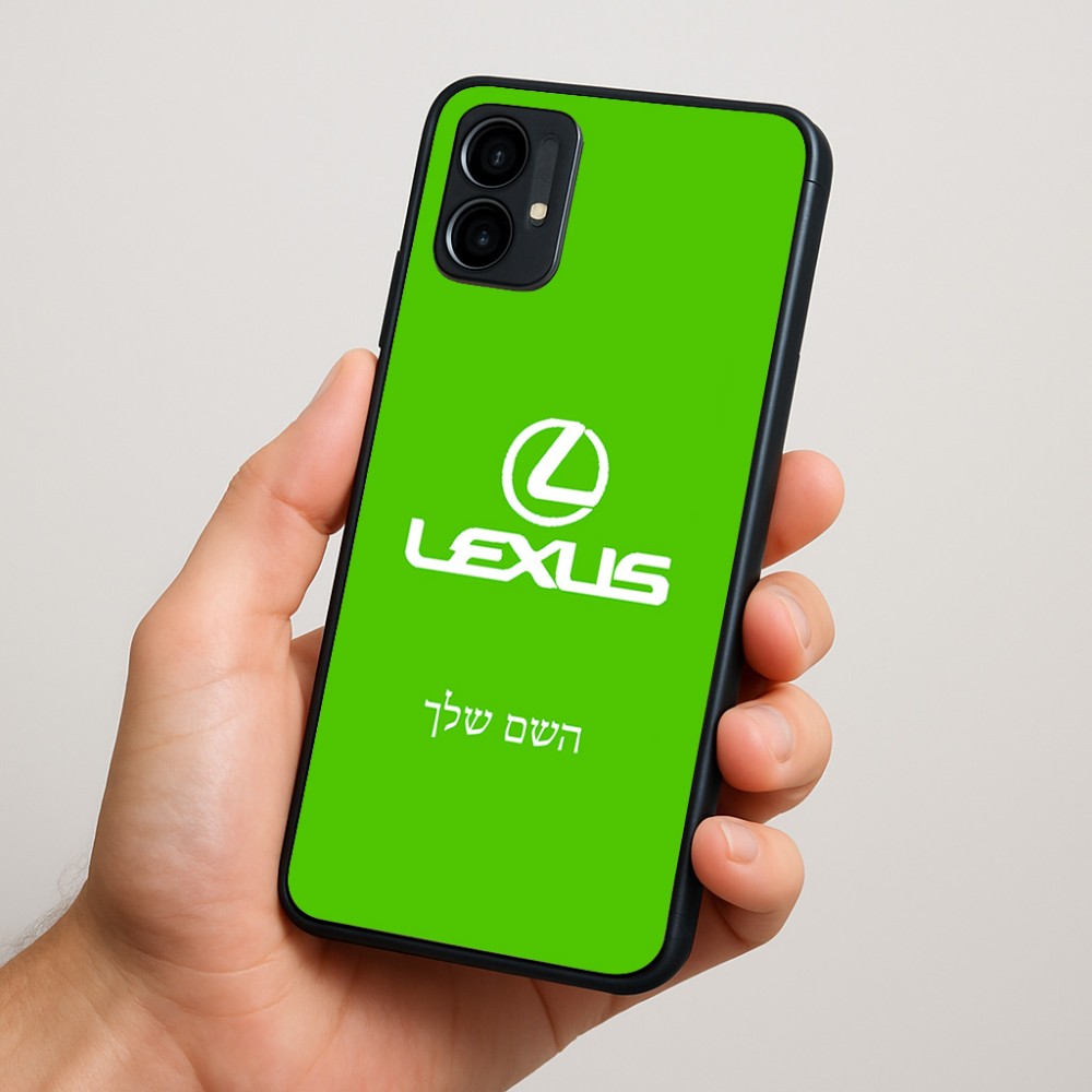 כיסוי בעיצוב אישי עם השם שלך לדגם - Motorola Moto G34 5G בעיצוב לקסוס