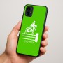 כיסוי בעיצוב אישי עם השם שלך לדגם - Motorola Moto G34 5G בעיצוב רוכב סוסים