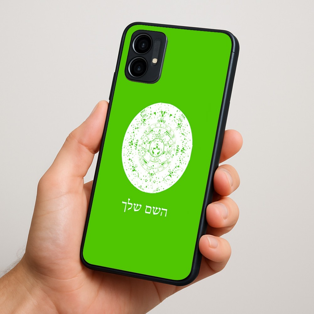 כיסוי בעיצוב אישי עם השם שלך לדגם - Motorola Moto G34 5G בעיצוב לוח שנה אצטקי של המאיה