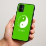 כיסוי בעיצוב אישי עם השם שלך לדגם - Motorola Moto G34 5G בעיצוב סמל יינג יאנג