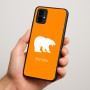 כיסוי בעיצוב אישי עם השם שלך לדגם - Motorola Moto G34 5G בעיצוב דוב