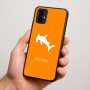 כיסוי בעיצוב אישי עם השם שלך לדגם - Motorola Moto G34 5G בעיצוב כריש ראש פטיש
