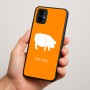 כיסוי בעיצוב אישי עם השם שלך לדגם - Motorola Moto G34 5G בעיצוב חזיר
