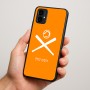 כיסוי בעיצוב אישי עם השם שלך לדגם - Motorola Moto G34 5G בעיצוב כדור בסיס
