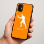 כיסוי בעיצוב אישי עם השם שלך לדגם - Motorola Moto G34 5G בעיצוב שחקן פינג פונג