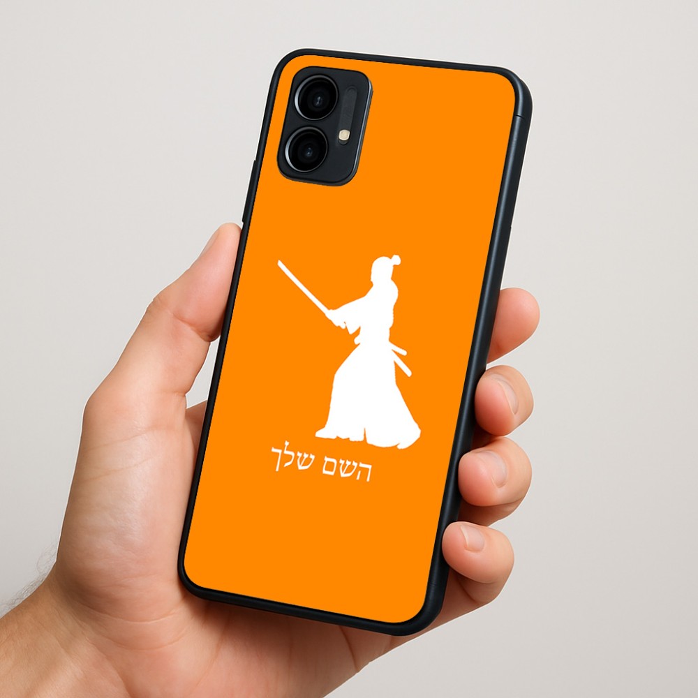 כיסוי בעיצוב אישי עם השם שלך לדגם - Motorola Moto G34 5G בעיצוב סמוראי