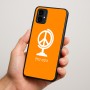כיסוי בעיצוב אישי עם השם שלך לדגם - Motorola Moto G34 5G בעיצוב גלובוסי שלום