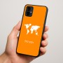 כיסוי בעיצוב אישי עם השם שלך לדגם - Motorola Moto G34 5G בעיצוב מפת העולם
