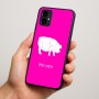 כיסוי בעיצוב אישי עם השם שלך לדגם - Motorola Moto G34 5G בעיצוב חזיר