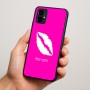 כיסוי בעיצוב אישי עם השם שלך לדגם - Motorola Moto G34 5G בעיצוב שפתיים - נשיקה