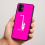 כיסוי בעיצוב אישי עם השם שלך לדגם - Motorola Moto G34 5G בעיצוב סקסופון