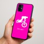 כיסוי בעיצוב אישי עם השם שלך לדגם - Motorola Moto G34 5G בעיצוב רוכב אופניים