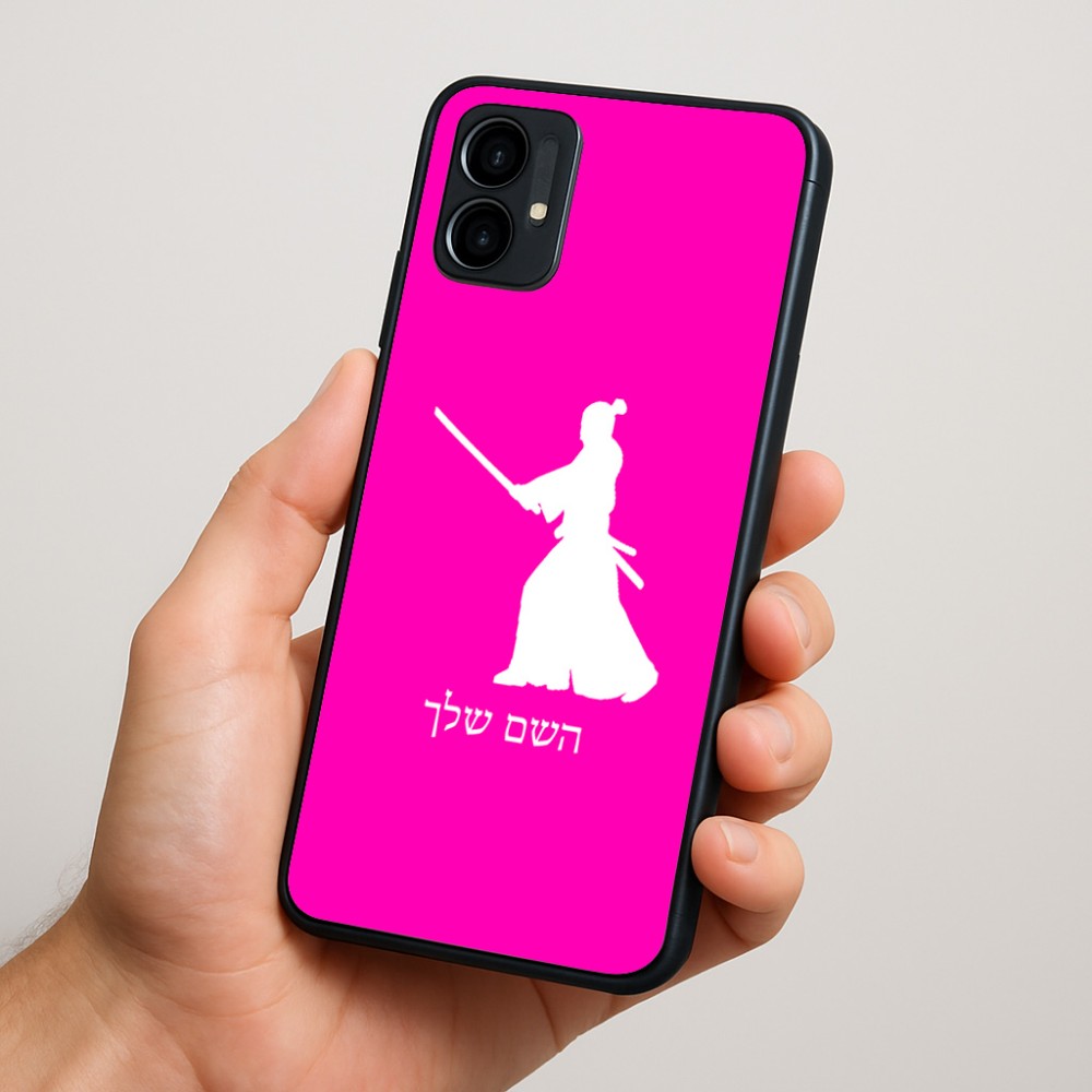 כיסוי בעיצוב אישי עם השם שלך לדגם - Motorola Moto G34 5G בעיצוב סמוראי