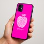 כיסוי בעיצוב אישי עם השם שלך לדגם - Motorola Moto G34 5G בעיצוב הדפס תפוח