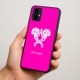 כיסוי בעיצוב אישי עם השם שלך לדגם - Motorola Moto G34 5G בעיצוב פרחי קרן