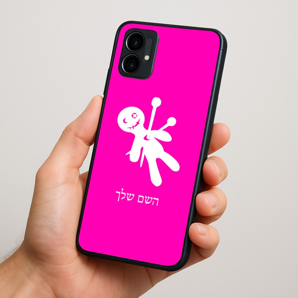 כיסוי בעיצוב אישי עם השם שלך לדגם - Motorola Moto G34 5G בעיצוב וודו