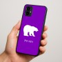 כיסוי בעיצוב אישי עם השם שלך לדגם - Motorola Moto G34 5G בעיצוב דוב